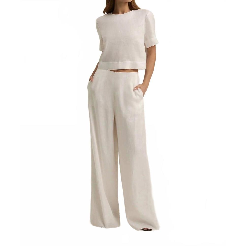 NEW FAVORITE DAUGHTER the easy breezy top in white - Picture 3 of 5